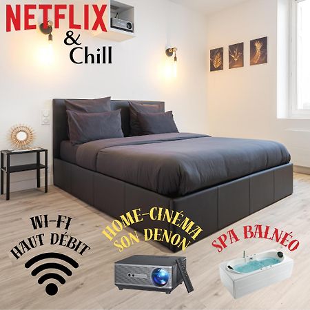 Cinema & Jacuzzi Aux Etoiles - Casabianca Suite Saint-Etienne  Esterno foto